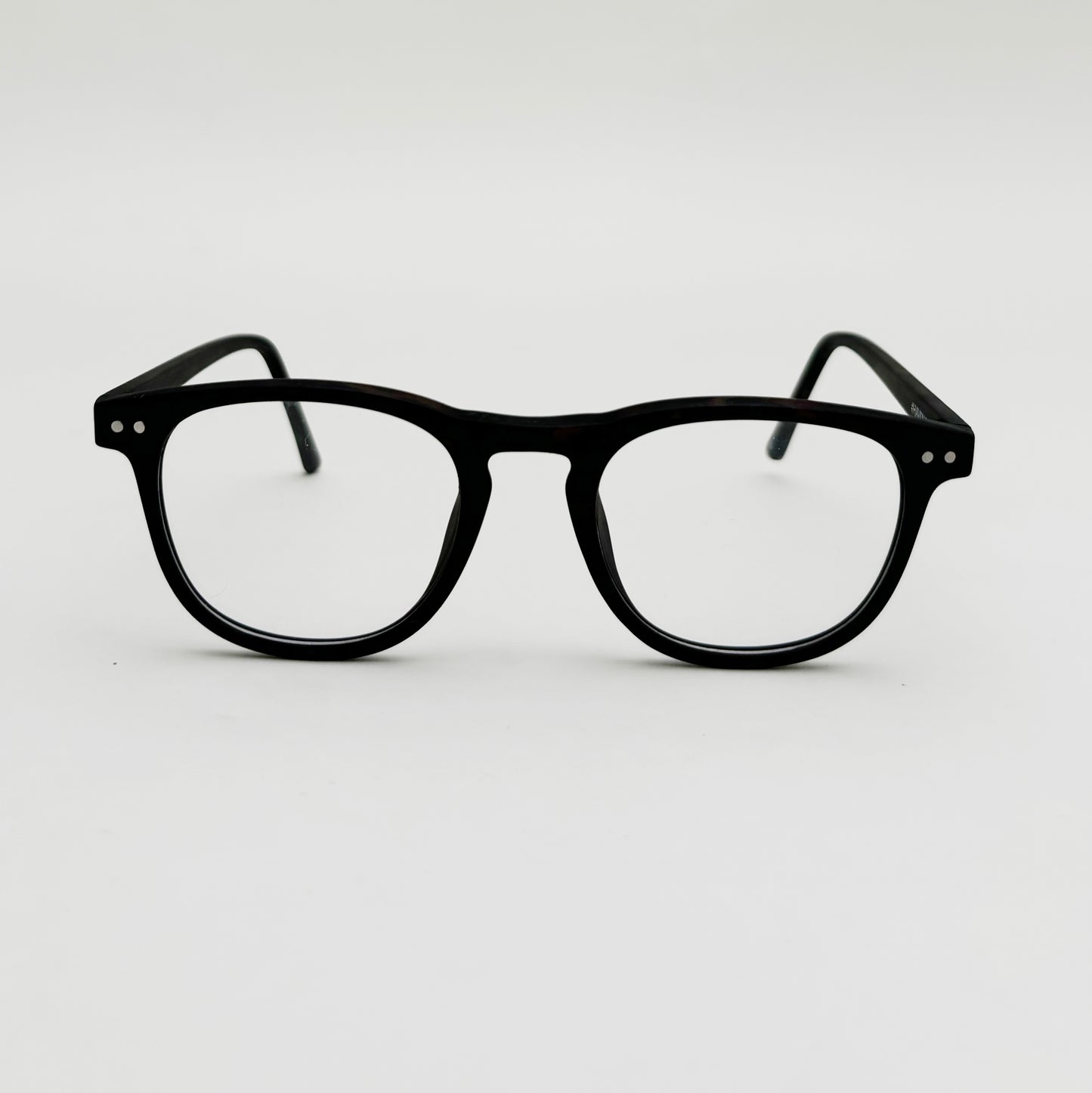 Classic Black Retro - Style Glasses