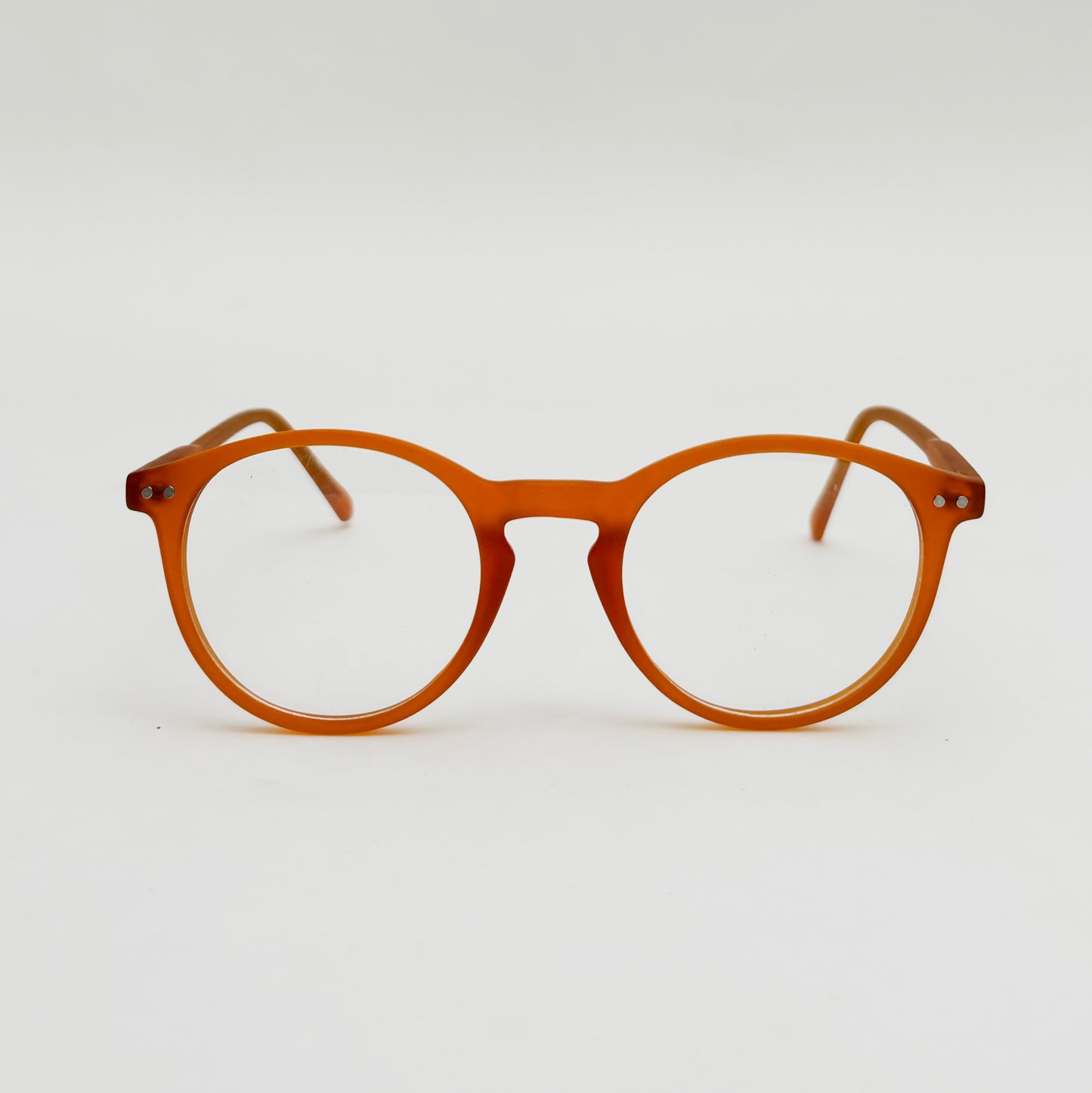 Warm Caramel Round Glasses