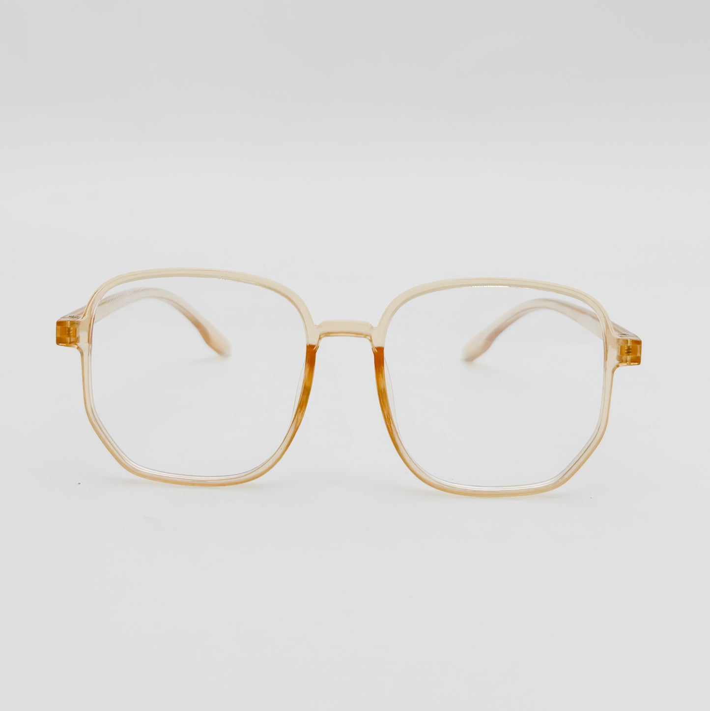 Champagne - Hued Square Glasses