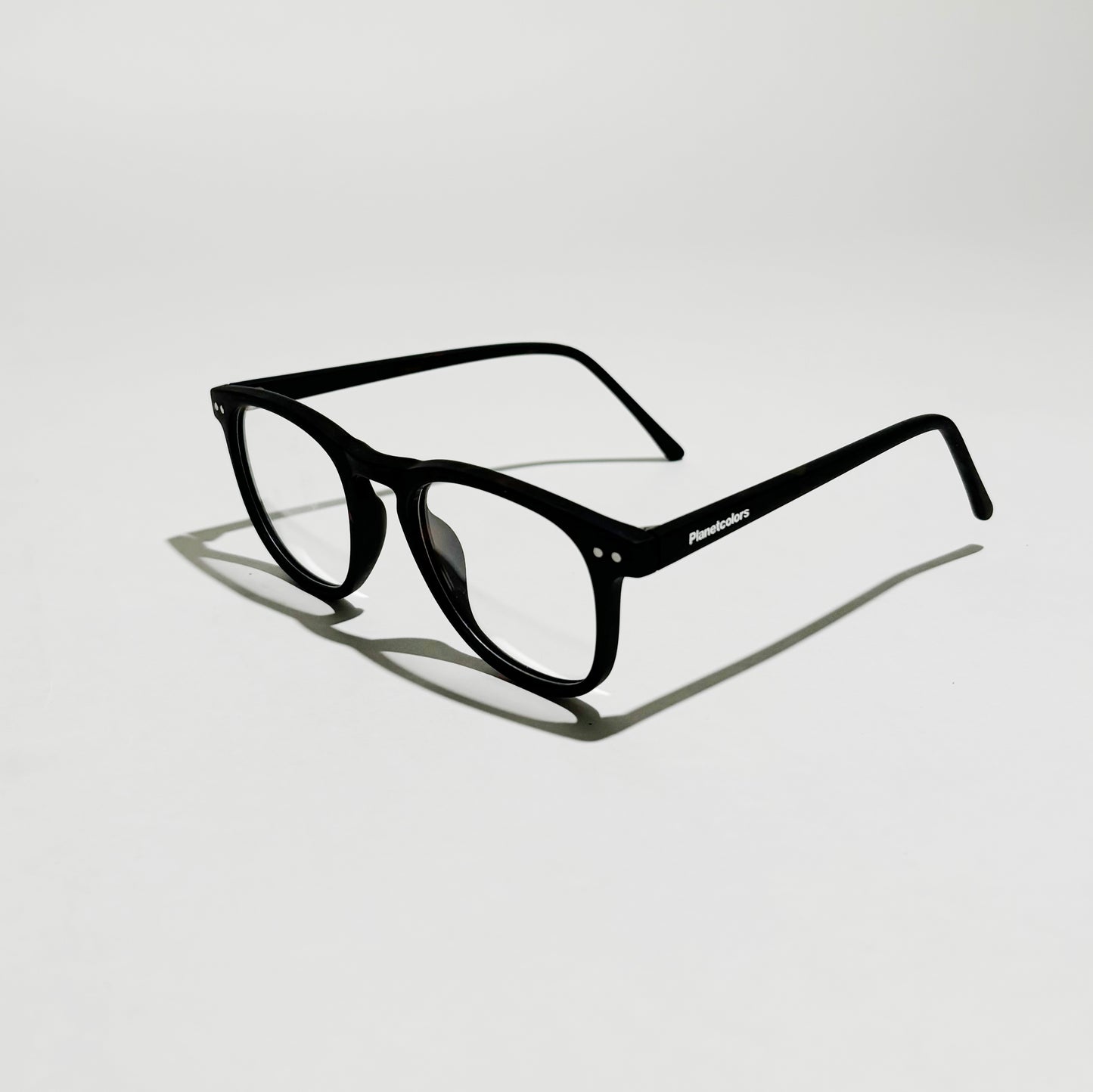 Classic Black Retro - Style Glasses