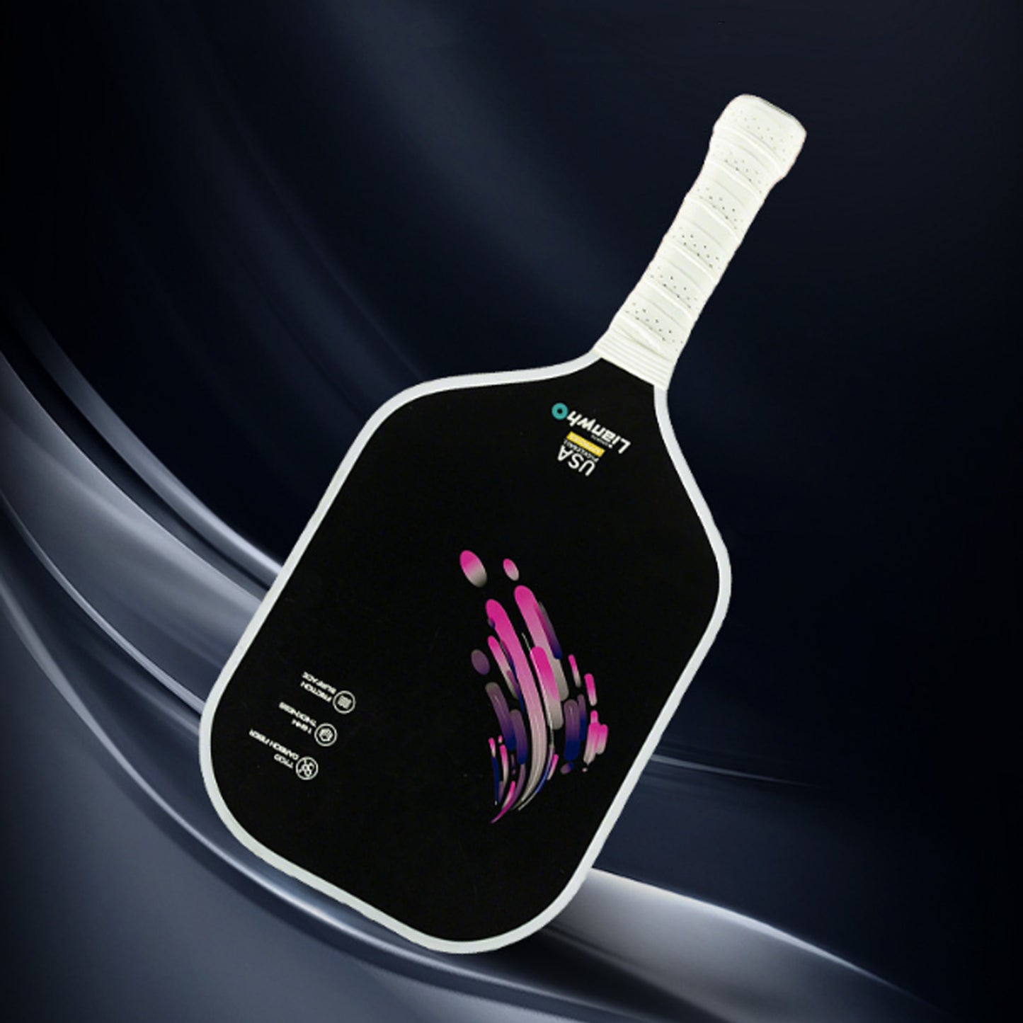 Designed Lianwho Pickleball Paddle: Stylish & Precision - Engineered