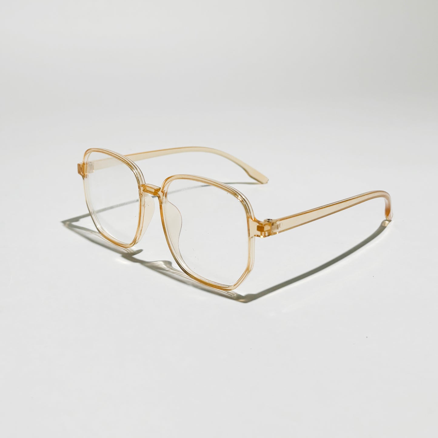 Champagne - Hued Square Glasses