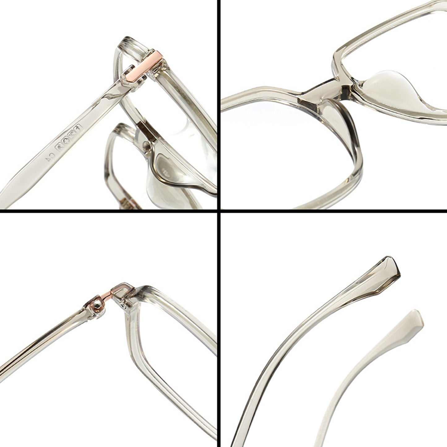 Chic Lightweight Transparent Eyeglasses - Blend of Style and Comfort
