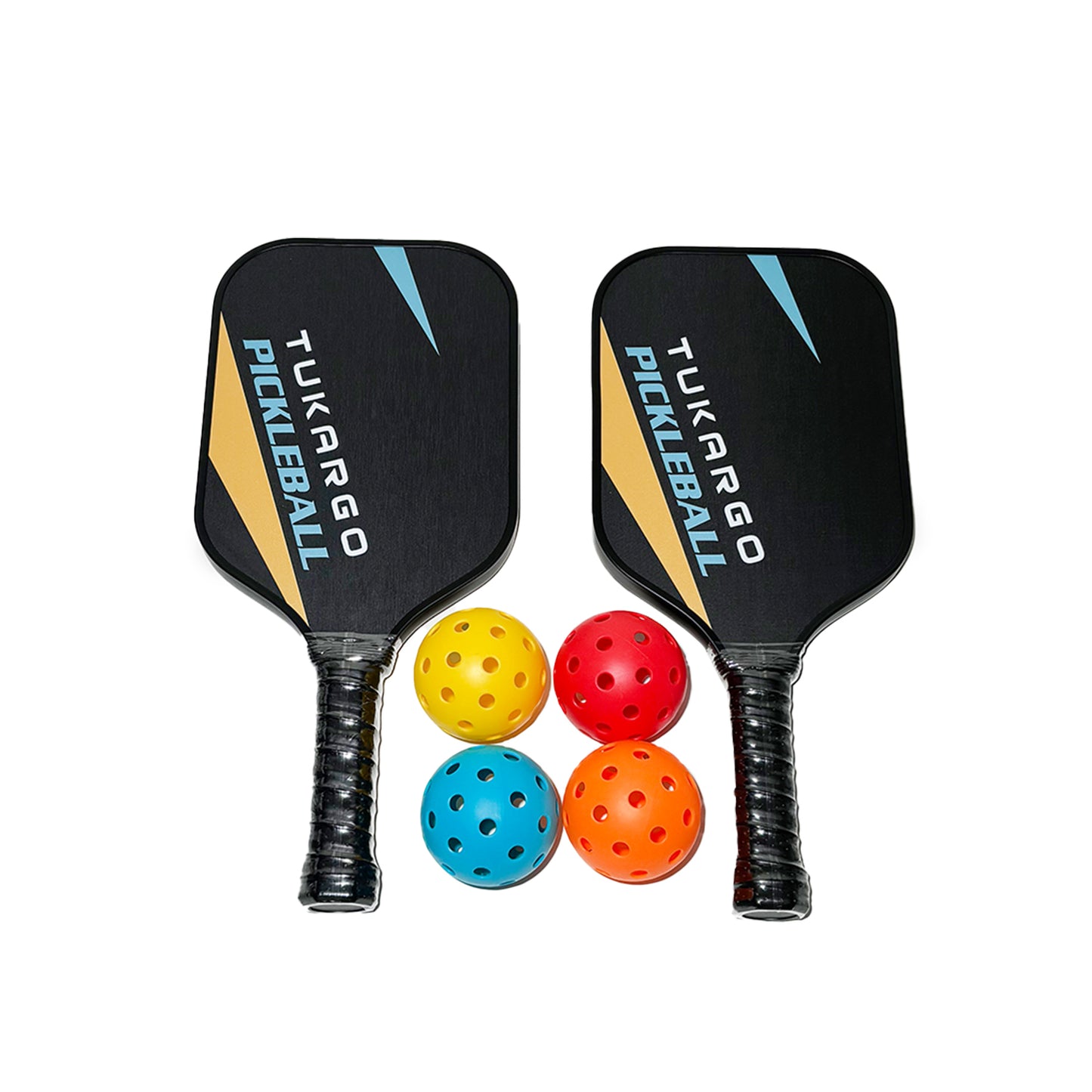 TUKARGO All - Carbon Pickleball Paddle Set: Lightweight, Durable & High - Performance
