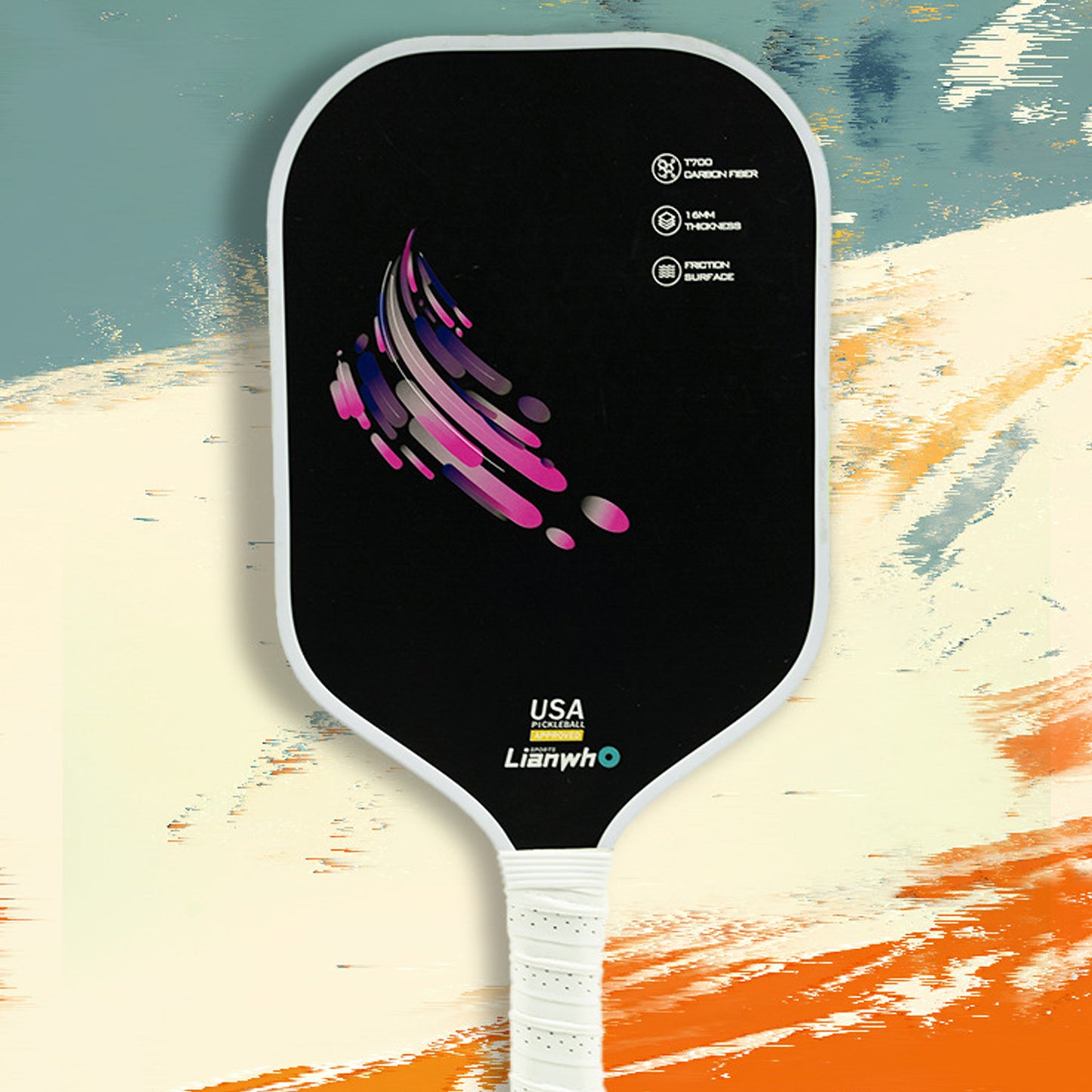 Designed Lianwho Pickleball Paddle: Stylish & Precision - Engineered