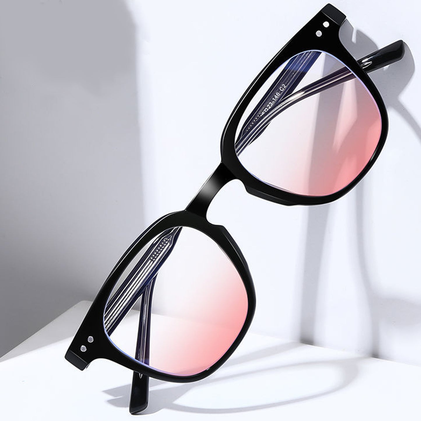 Stylish Black Square - Frame Sunglasses