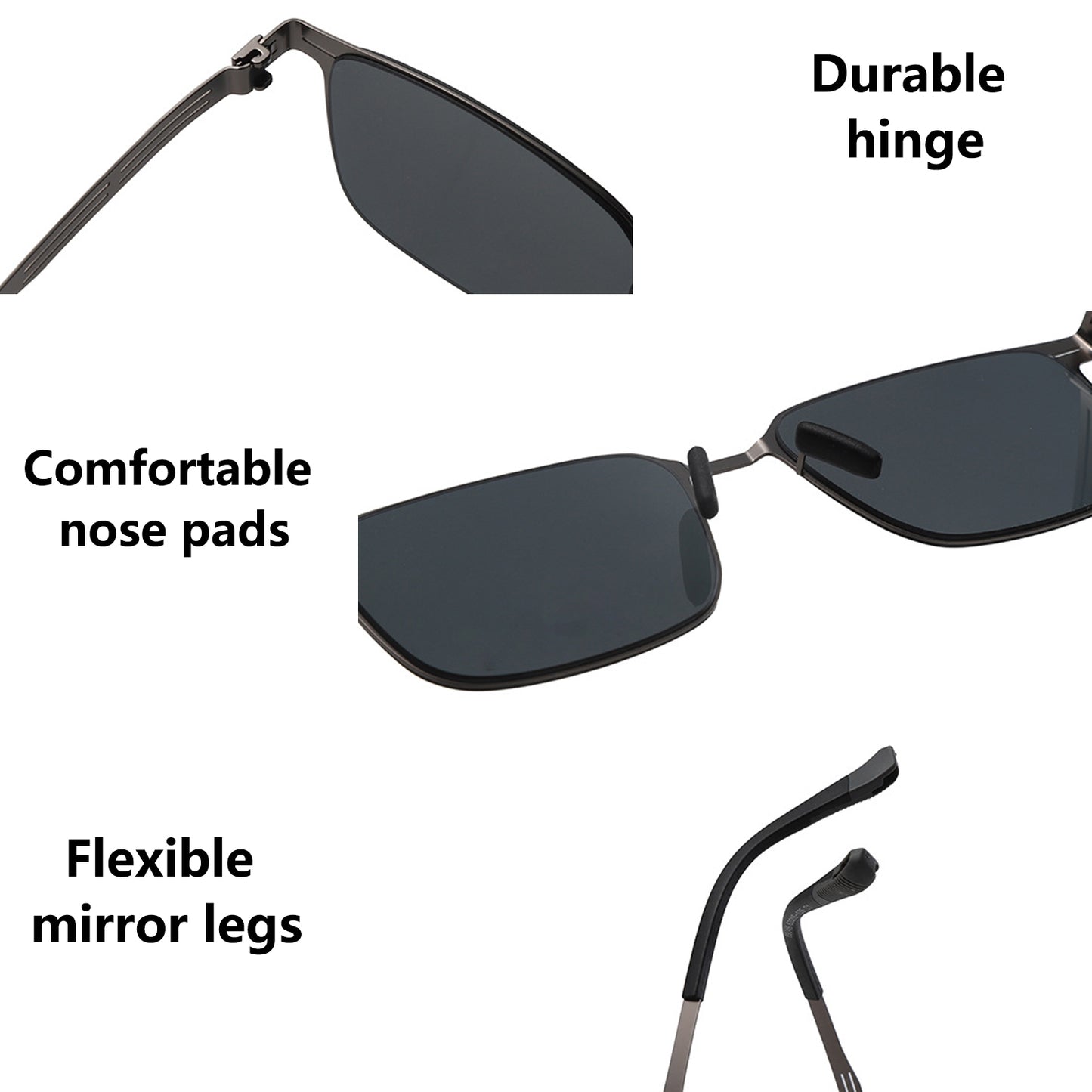 Sophisticated Black Polarized Sunglasses - Ultimate Outdoor Vision Companiontion