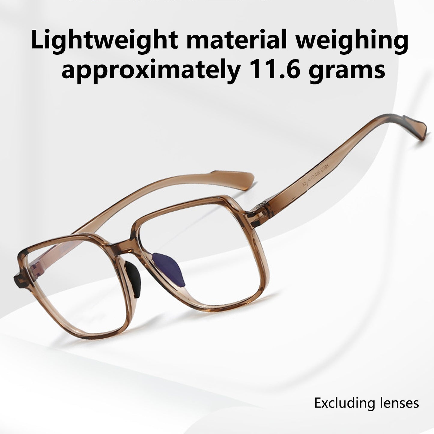 Stylish Lightweight Brown Eyeglasses - Comfort Meets Fashion