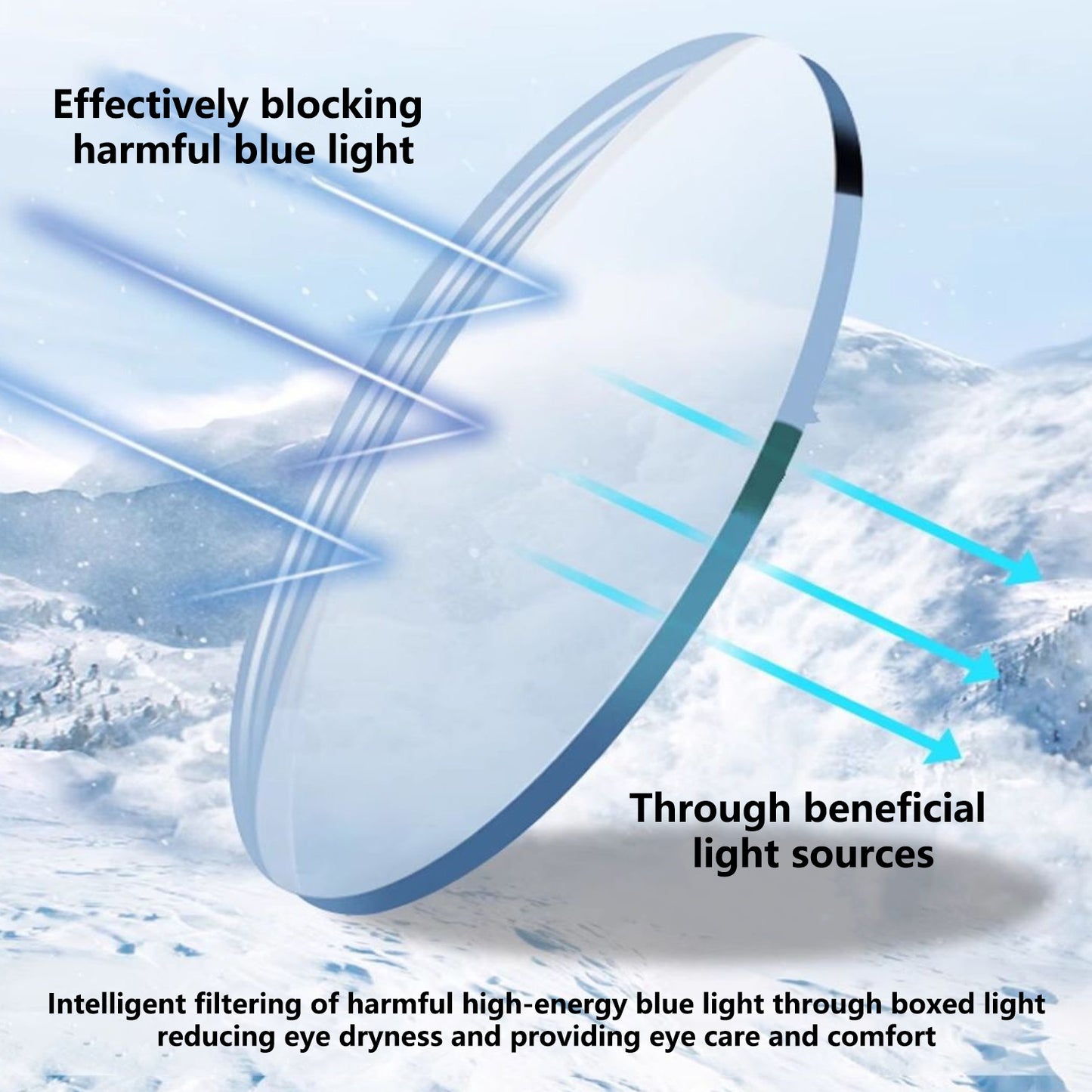 Classic Brown Blue - Light Blocking Eyeglasses - Style Meets Eye Protection
