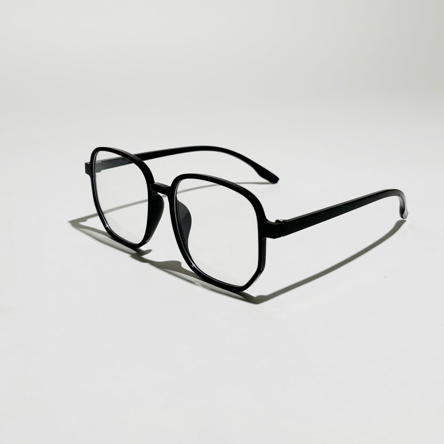 Timeless Black Geometric Eyewear