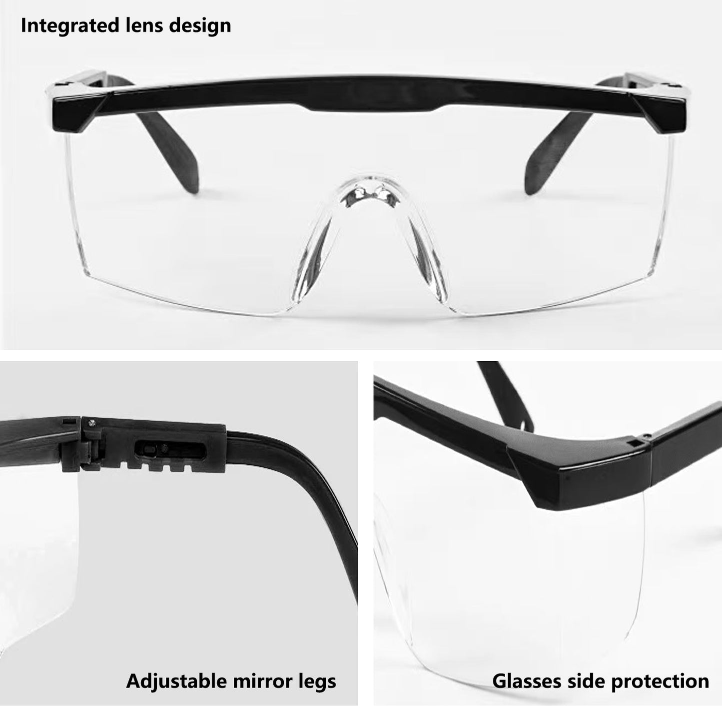 Full - Screen Protection Safety Glasses - All - Round Eye Shield for Multiple Scenarios