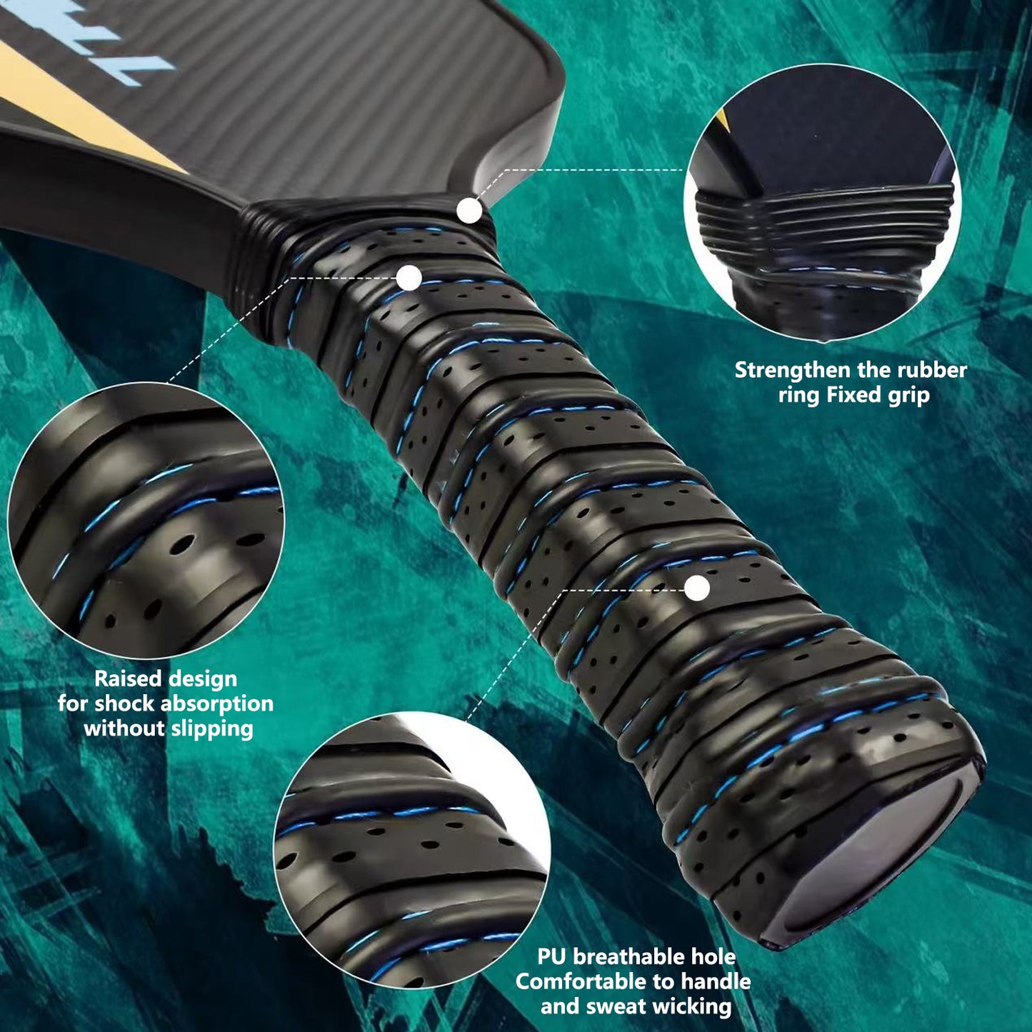 TUKARGO All - Carbon Pickleball Paddle Set: Lightweight, Durable & High - Performance