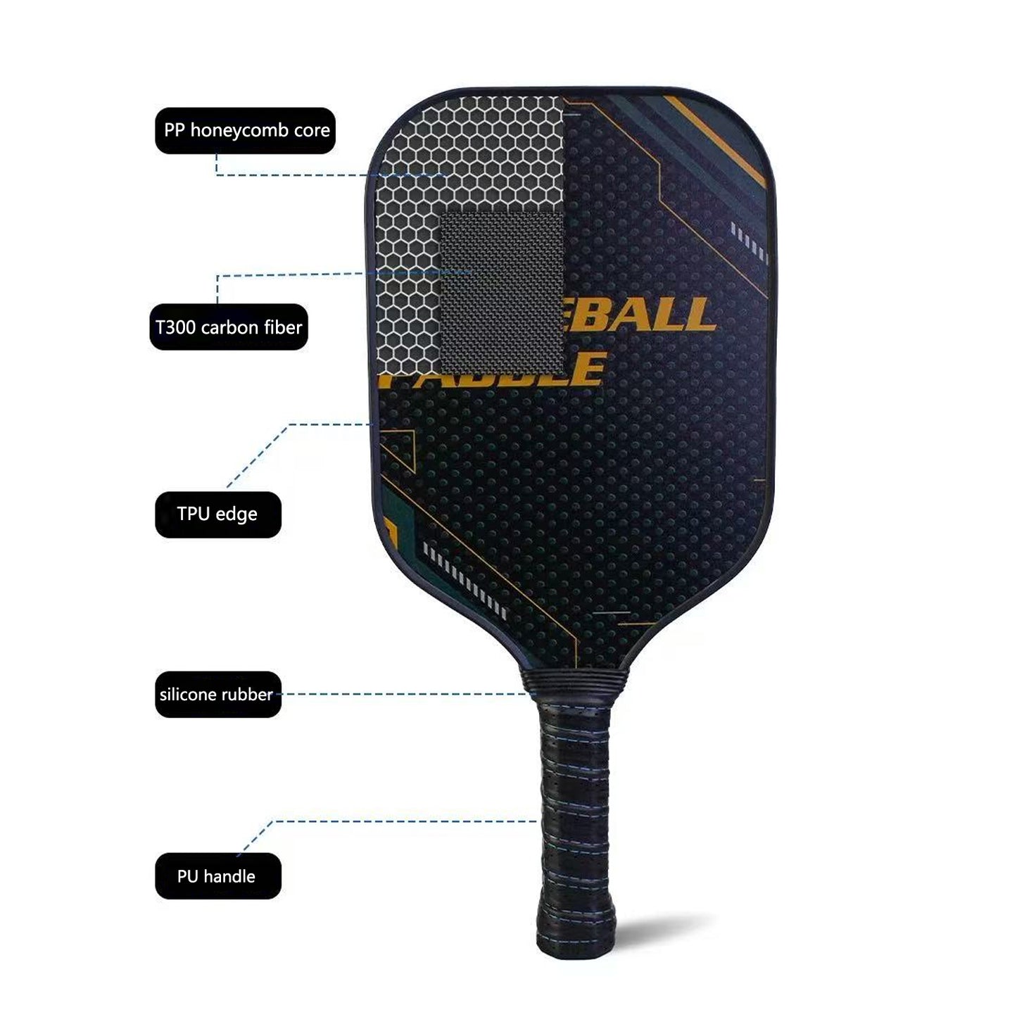 TUKARGO- Burst Pickleball Paddle: Premium Design for Superior Play