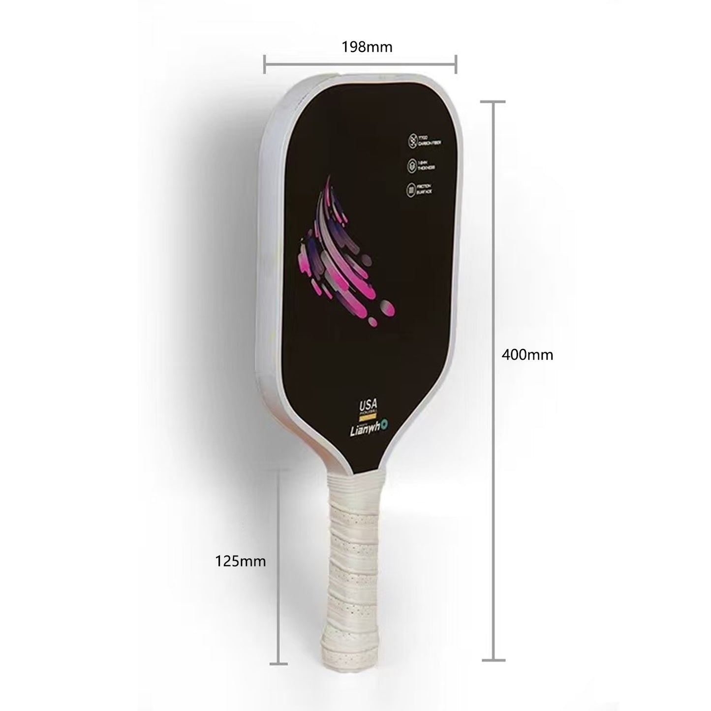 Designed Lianwho Pickleball Paddle: Stylish & Precision - Engineered