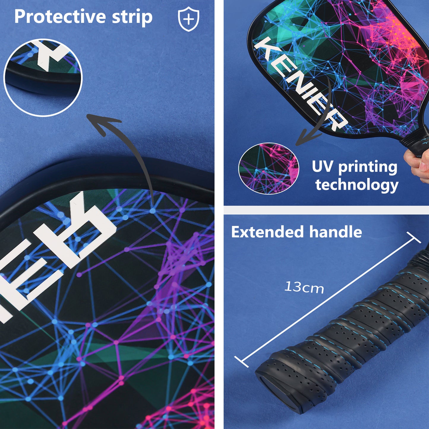 Pickleball Racket: UV - Printed, High - Performance Gear for All Courts