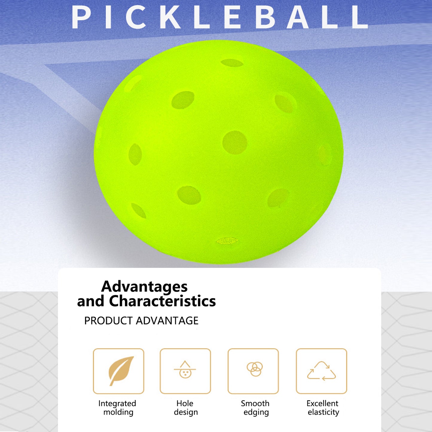 Versatile Pickleballs: Indoor & Outdoor, Customizable & High - Quality