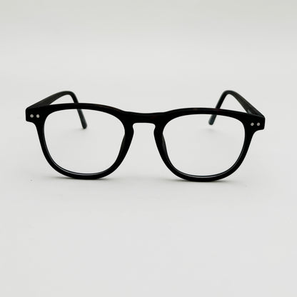 Classic Black Retro - Style Glasses