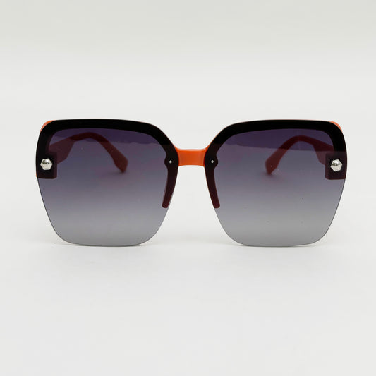 Bold Orange - Black Gradient Sunglasses