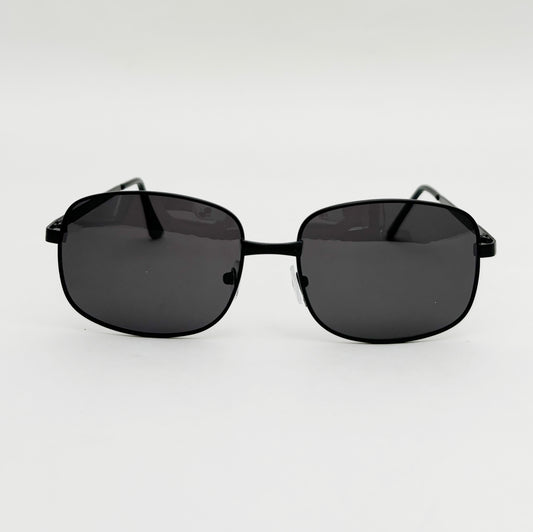 Modern Black Shield - Style Sunglasses