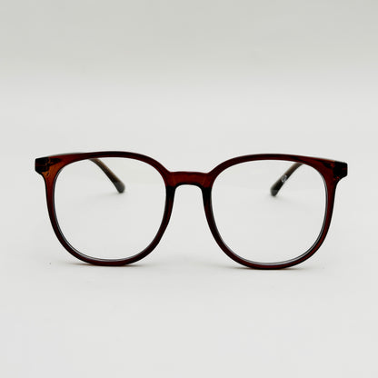 Rich Espresso - Tinted Round Glasses