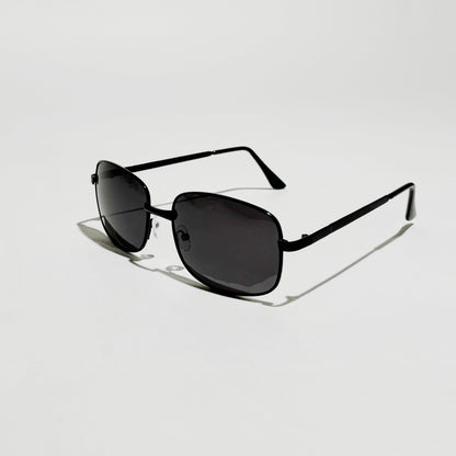 Modern Black Shield - Style Sunglasses