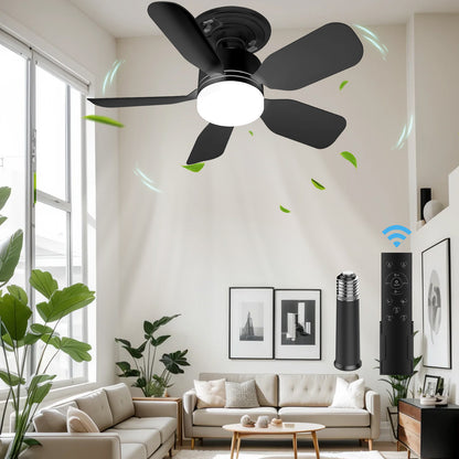 17-inch Socket Fan Light with Remote - Ideal for Bedroom & Kitchen