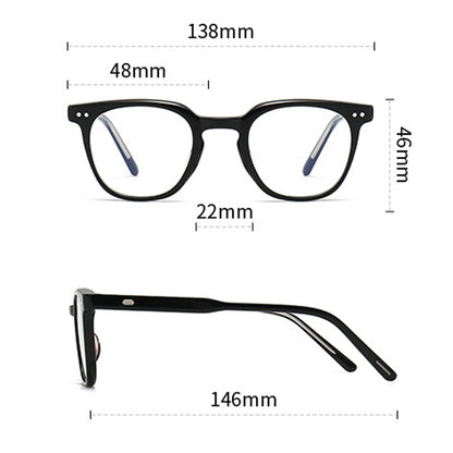 Chic Black Trendy Eyeglasses - Style and Comfort Redefined