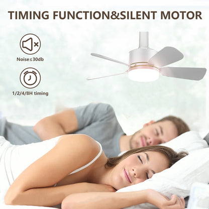 17-inch Socket Fan Light with Remote - Ideal for Bedroom & Kitchen