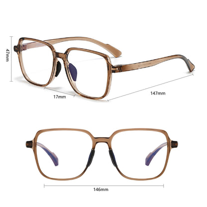 Stylish Lightweight Brown Eyeglasses - Comfort Meets Fashion