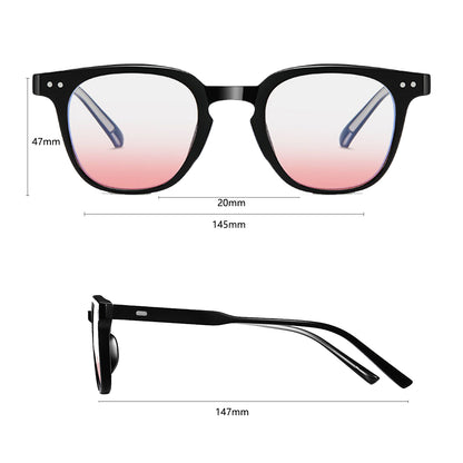 Stylish Black Square - Frame Sunglasses